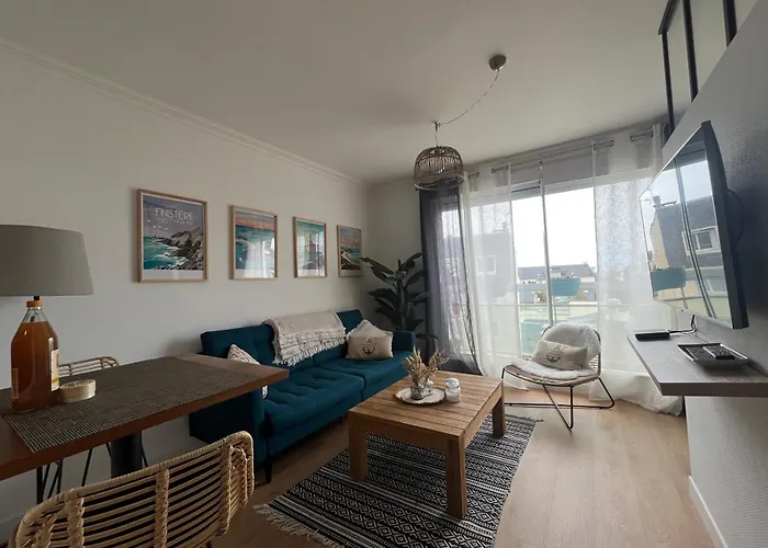 Coeur De Concarneau, Appartement Entier, Proche Centre, Corniche Et Plage Avec Parking